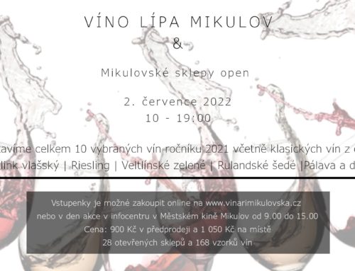 Pozvánka – Mikulovské sklepy open 2022